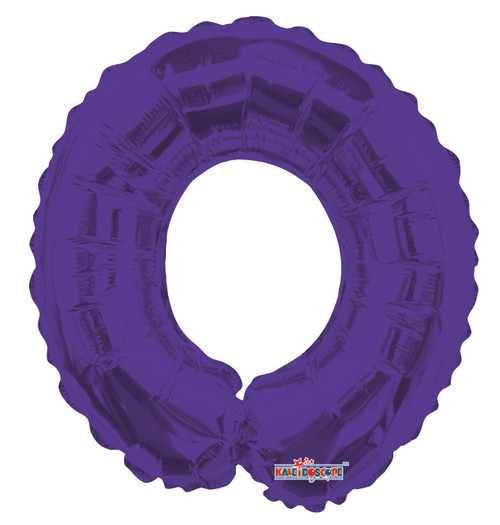 Purple Number 0 Balloon (14 inch)