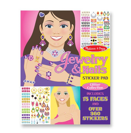 Jewellery & Nails Sticker Pad by Melissa and Doug