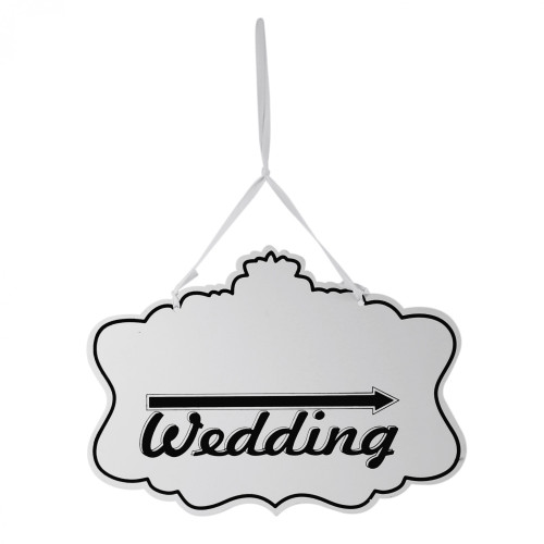 White Wooden Board Hanger Wedding Sign White Wooden Board Hanger Wedding Sign