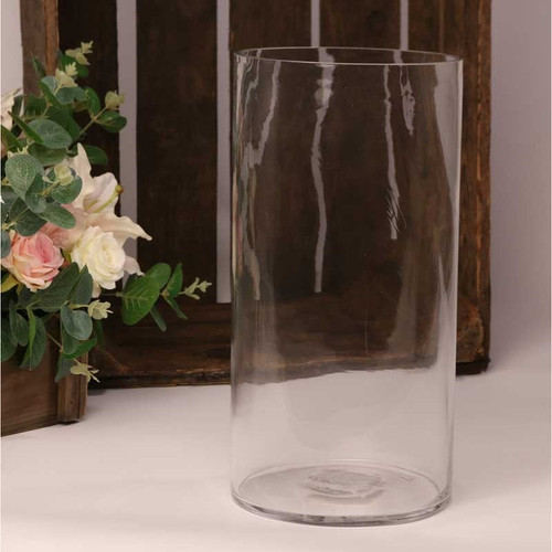 Glass Cylinder Vase (30cm x 15cm) 