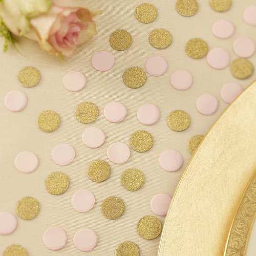 Pink & Gold Glitter Table Confetti