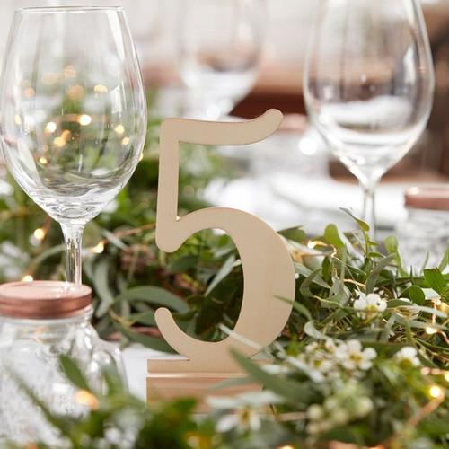 Wooden Table Numbers Wooden Table Numbers