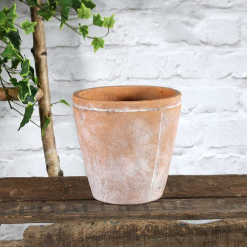 Rustic Ceramic Flowerpot 17.5cm Rustic Ceramic Flowerpot 17.5cm