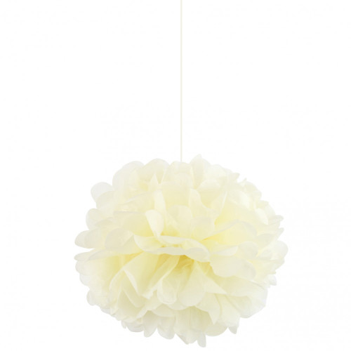 Ivory Pom Pom 15inch Ivory Pom Pom 15inch