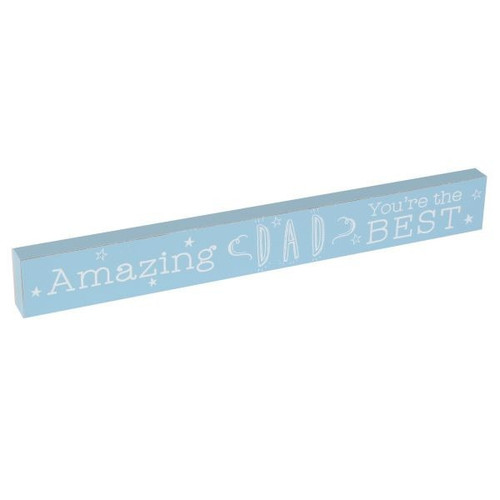 Blue Amazing Dad Plaque Blue Amazing Dad Plaque