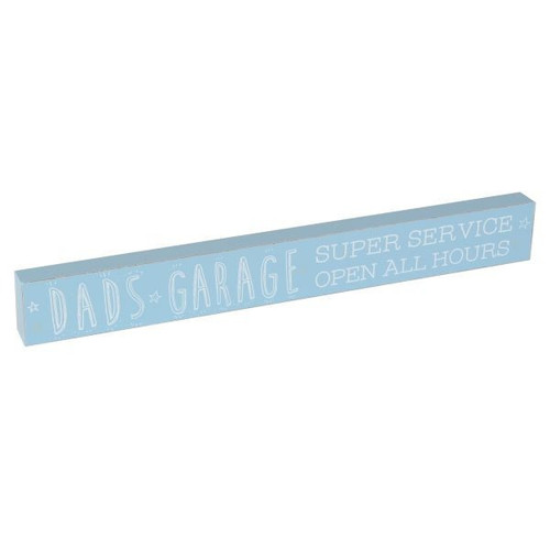 Blue Dads Garage Plaque Blue Dads Garage Plaque