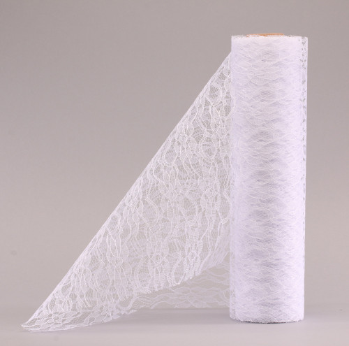 White Lace Mesh 30cm x 10m 