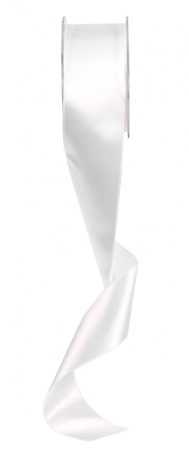 White Satin Ribbon 50mm White Satin Ribbon 50mm