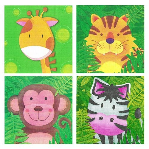 Jungle Safari Party Napkins (x20)