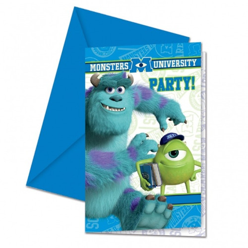 Monsters University Party Invites