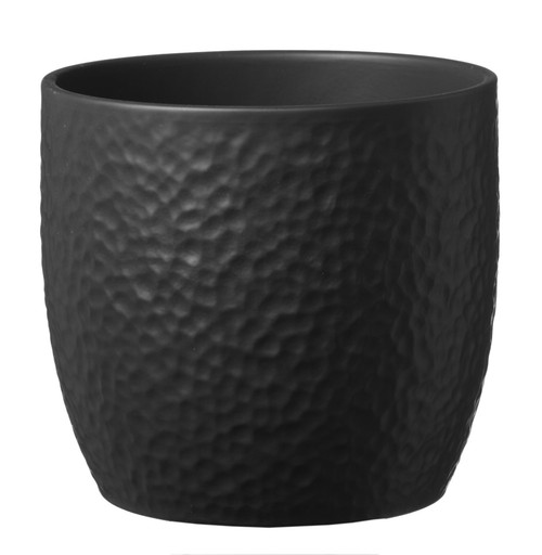 Boston Ceramic Pot Matt Anthracite (16cm)