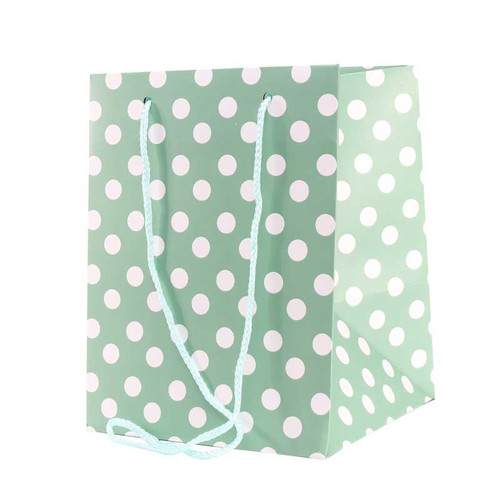 Sage Polka Dot Hand Tie Bag Sage Polka Dot Hand Tie Bag