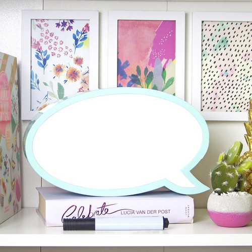 Mint Green Write On Speech Bubble Mint Green Write On Speech Bubble