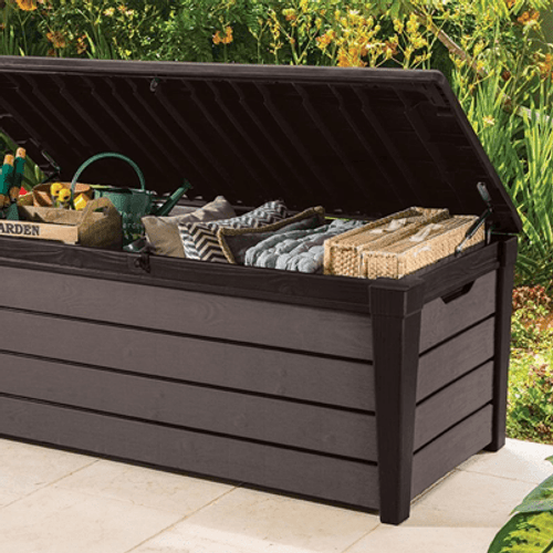 Brushwood 454L Wood Texture Storage Box Brushwood 454L Wood Texture Storage Box