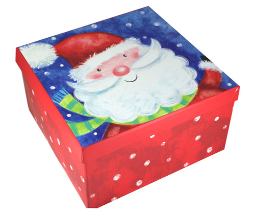 10 Nested Square Boxes Santa 10 Nested Square Boxes Santa