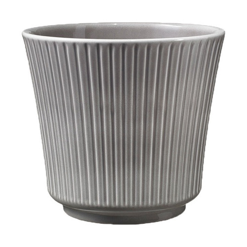 Warm Grey Delphi Ceramic Pot (14cm)