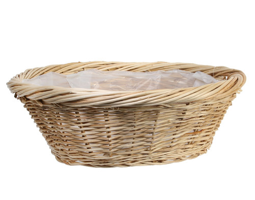 Round Full Willow Basket (45.5cm)