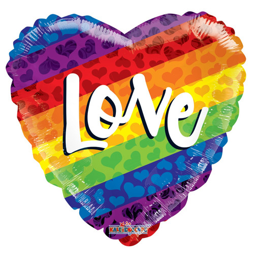 Rainbow Love Balloon (18 inch) Rainbow Love Balloon (18 inch)