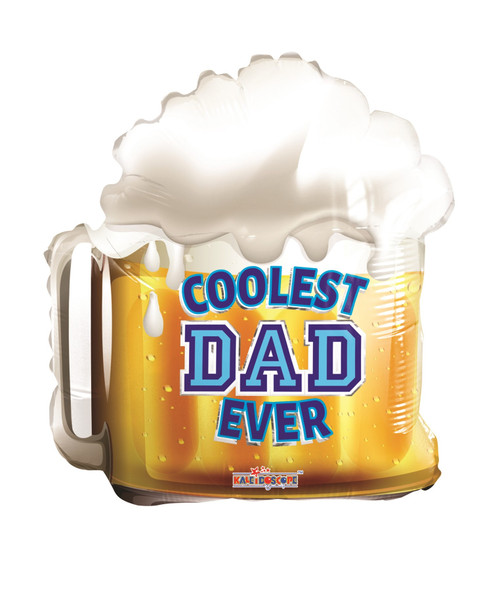 Coolest Dad Beer Balloon (18inch)