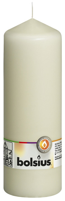 Bolsius Pillar Candle Ivory (200mm x70 mm)