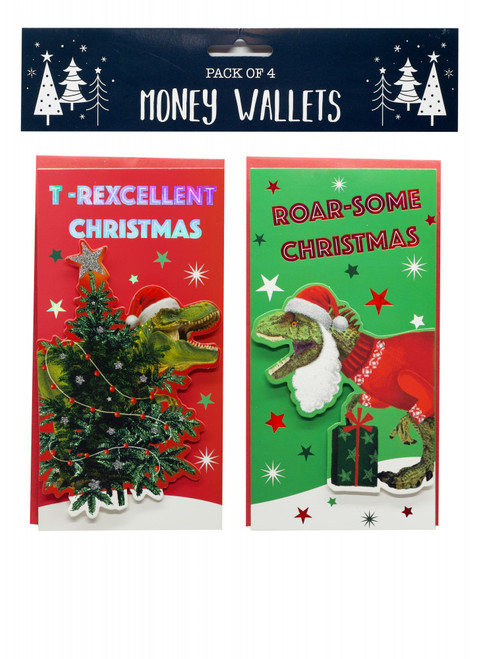 Dino Money Wallets (pack of 4) Dino Money Wallets (pack of 4)