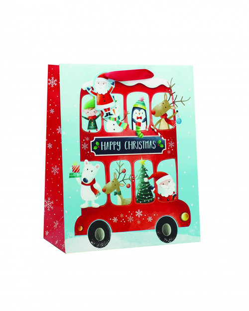 Christmas Bus Large Bag Christmas Bus Large Bag