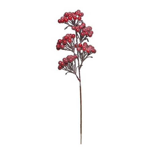 Frosted Red Berry Spray (41cm) 
