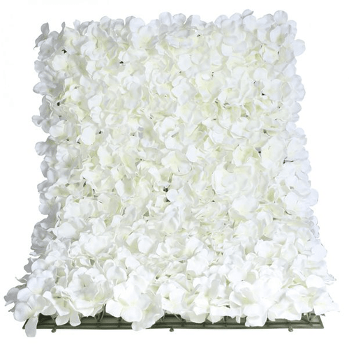 White Hydrangea Flower Wall Bundle (1.6 x 2.4M)