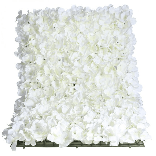 White Hydrangea Flower Wall Bundle (1.2 x 1.8M) White Hydrangea Flower Wall Bundle (1.2 x 1.8M)