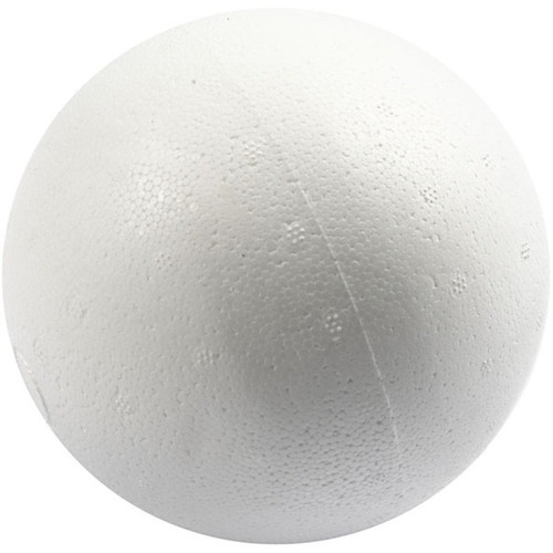 White Polystyrene Ball - 8cm - 5 Pack