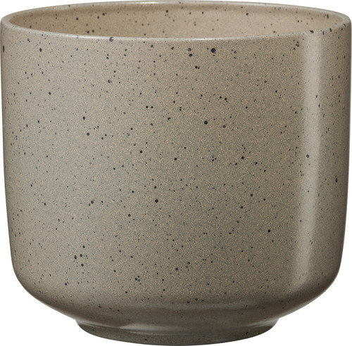 Bari Ceramic Pot Brown Effect (13 x 12cm)