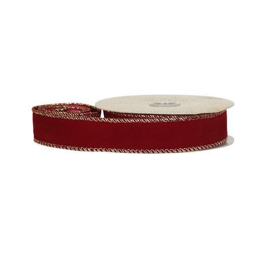 Burgundy Velvet ribbon 25mm x 10yrds Burgundy Velvet ribbon 25mm x 10yrds