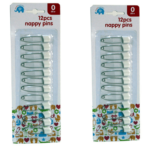 12pcs Nappy Pins