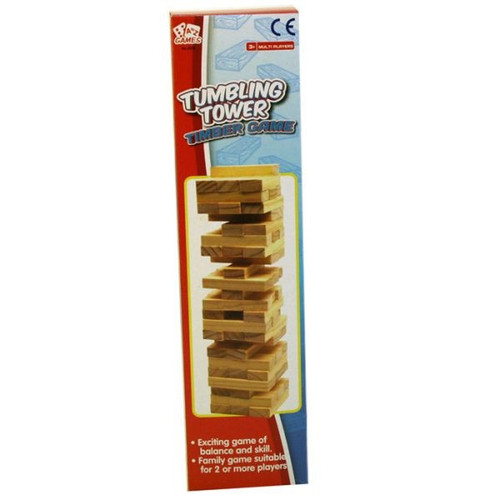 Large Wooden Tumbling Tower