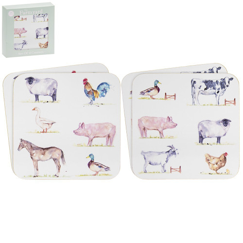 Countrylife Farm Coasters (Set of 4)