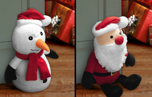 Santa & Snowman Door Stop (Assorted)