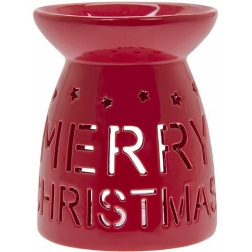 Red Merry Christmas Wax/Oil Burner 