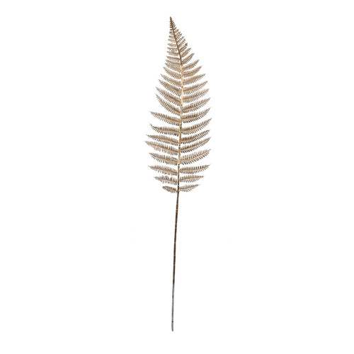 Gold Metallic Fern Leaf Stem Gold Metallic Fern Leaf Stem