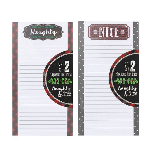 Tri-coastal Design Christmas Elf Naughty And Nice Set Of 2 List Note Pads by Juliana Tri-coastal Design Christmas Elf Naughty And Nice Set Of 2 List Note Pads by Juliana