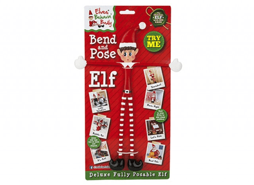 12 Inch Bendy Elf Figure 