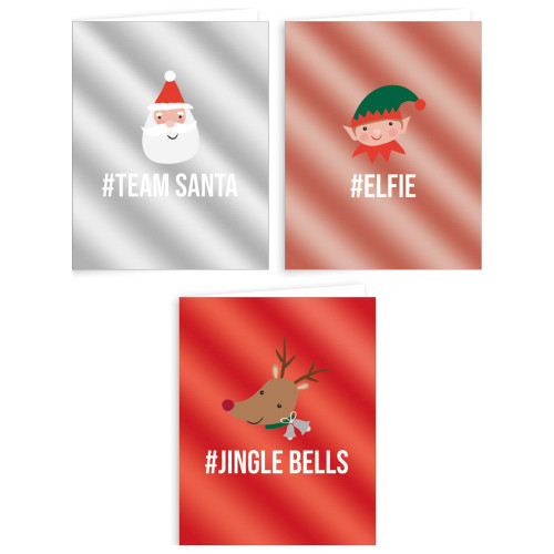 Mini Harshtag Christmas Cards (Pack of 12) Mini Harshtag Christmas Cards (Pack of 12)