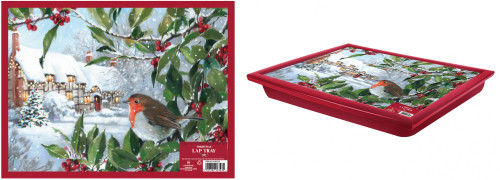 Christmas Robin Lap Tray Christmas Robin Lap Tray
