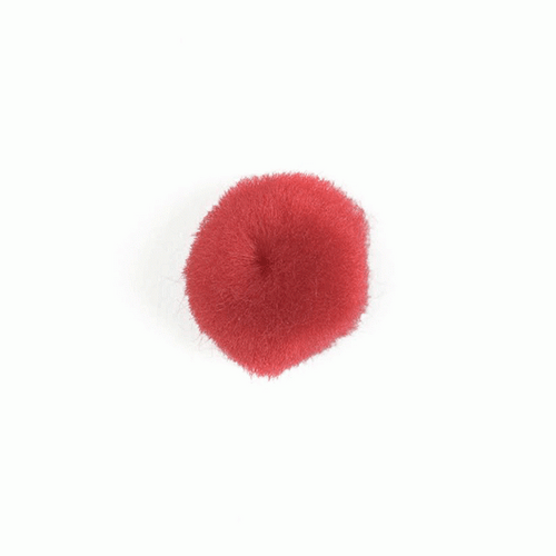 Christmas Red Pom Poms 1.3cm Christmas Red Pom Poms 1.3cm