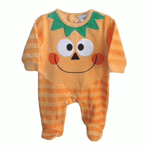 Pumpkin Halloween Sleepsuit (NB - 6 Months)