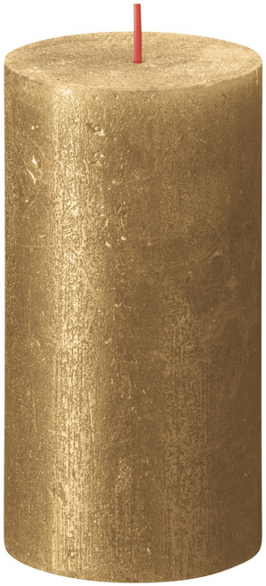 Gold Bolsius Rustic Shimmer Metallic Candle (130 x 68mm) Gold Bolsius Rustic Shimmer Metallic Candle (130 x 68mm)