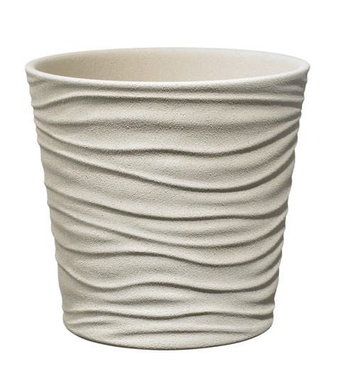 Sonora Sahara Beige Ceramic Pot (21cm)