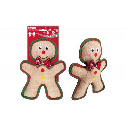 Plush Gingerbread Man Dog Toy (25.5cm)