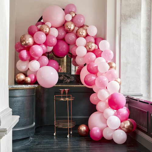 Luxe Pink Balloon Arch  Luxe Pink Balloon Arch