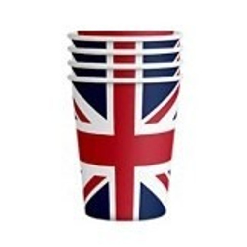 Union Jack Party Cups (Pack of 8)
