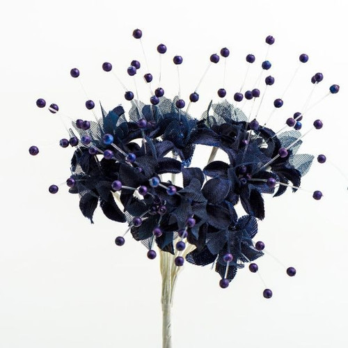 Baby's Breath Artificial Flower - Navy Blue (12 Stems) Baby's Breath Artificial Flower - Navy Blue (12 Stems)